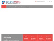 Tablet Screenshot of colorzmedia.com